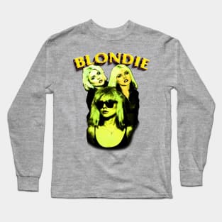 Blondie - Engraving Style Long Sleeve T-Shirt